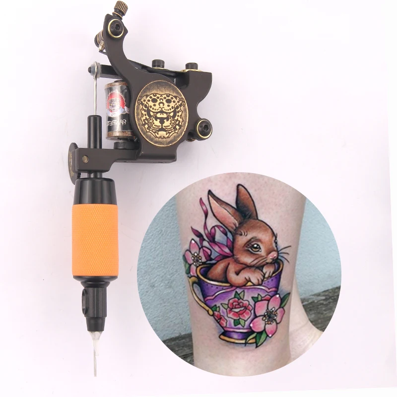 Tattoo Machine Complete Kit With Silent Rotary For Body Art