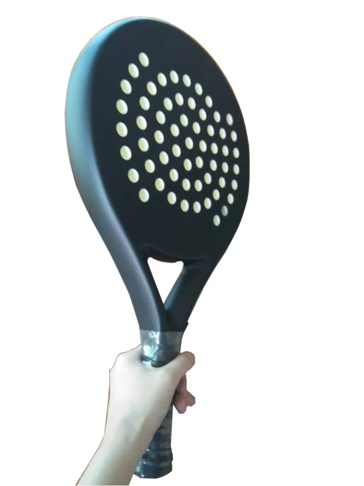 China carbon and soft EVA foam beach tennis paddle racket with high quality