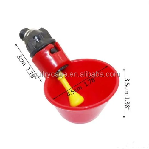 Poultry Cup Drinker & Customized Chicken Drinker Nipple Bowl For Wholesale (China Manufacturer, Best Quality, Low Price)