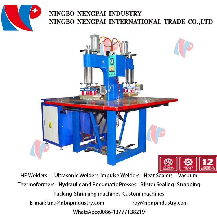 PVC BAG high frequency WELDING MACHINE double head radio frequency welder