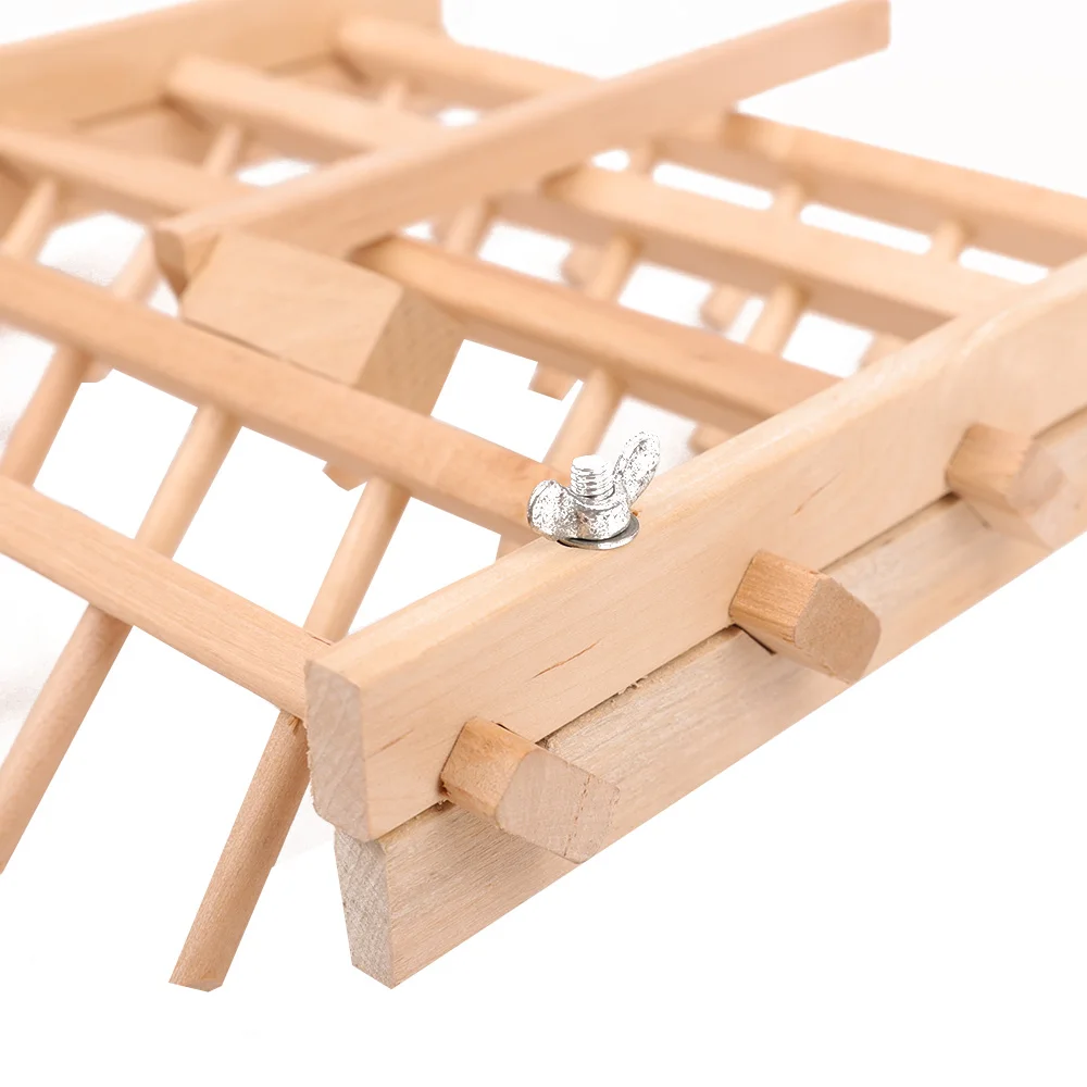 Household sewing machine wooden thread rack with 60