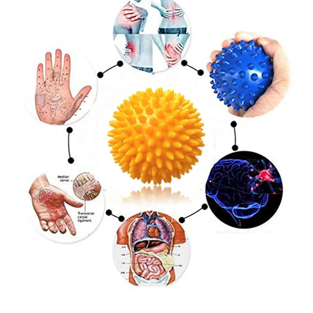 Индивидуальный цвет, 7 см, 8 см, 9 см, мяч для массажа, мяч для фитнеса, массажные мячи для ног, спины, шеи, для рук