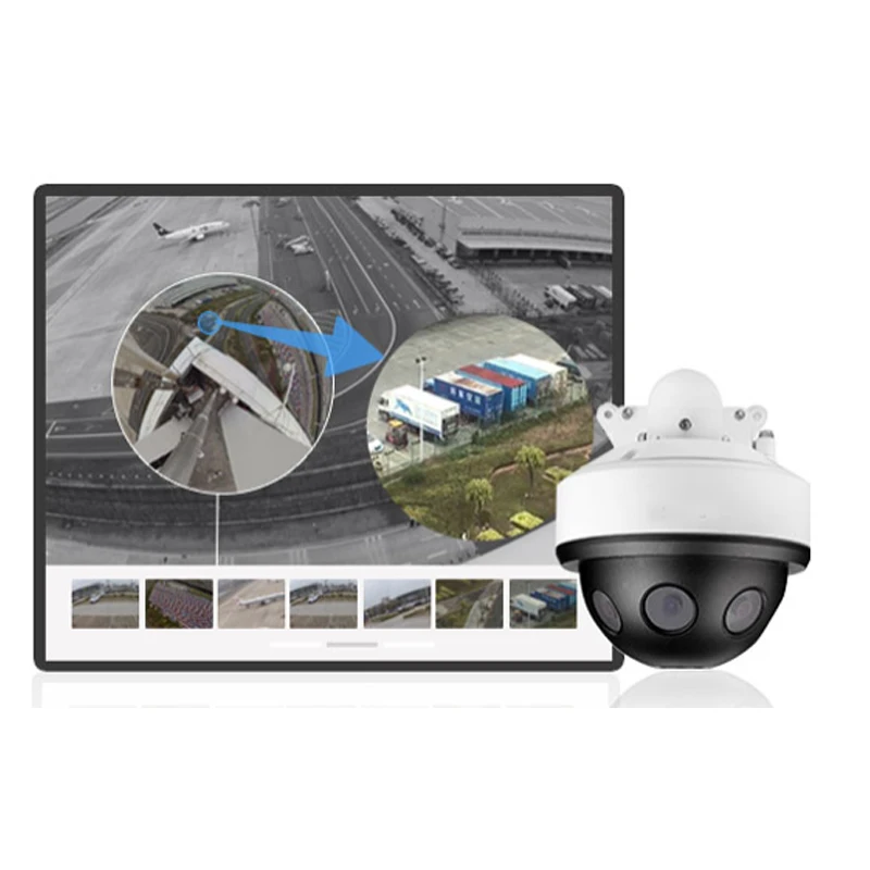 40MP Multi-Sensor CCTV Panoramic 360 degree free software H.264