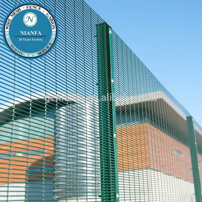 barbed wire mesh high security 358 railway station fence