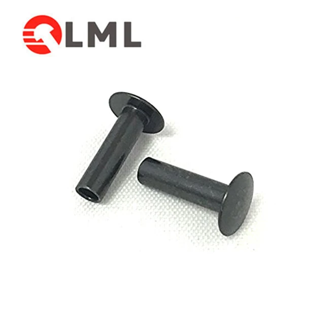 Customized Low Price Black Semi Tubular Rivets With Different Sizes Supplier From China