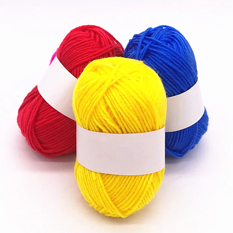 Sell 25 grams of acrylic yarn in Europe and the United States in bulk yarn DIY handmade knitting doll wool