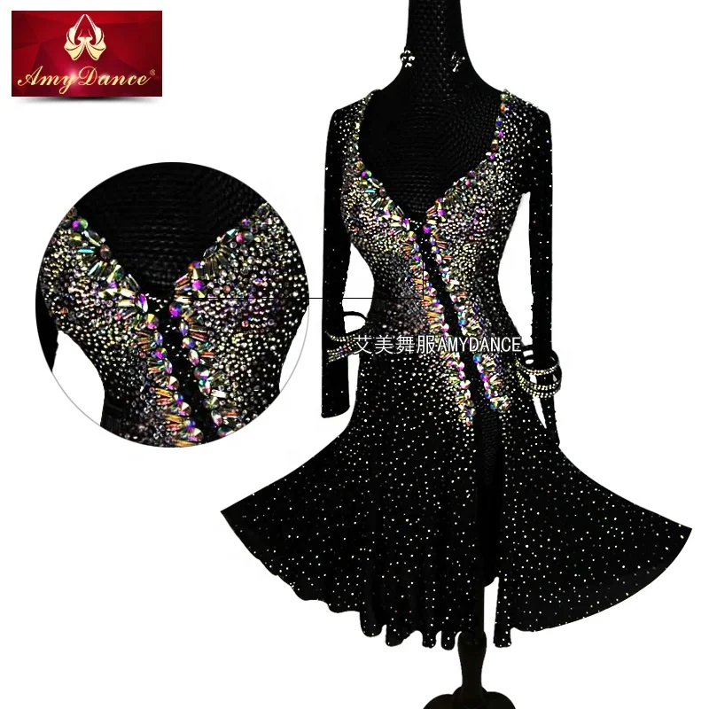 
Professional stage sexy latin dance dress competition adult women 