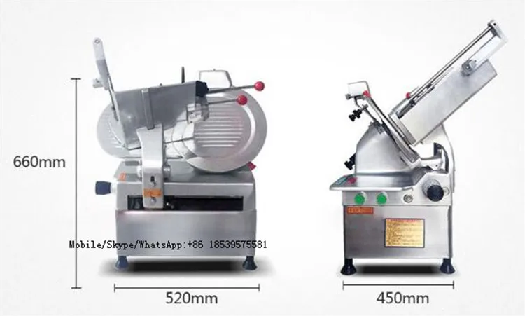 Commercial electric knife for meat cutting frozen meat slicer