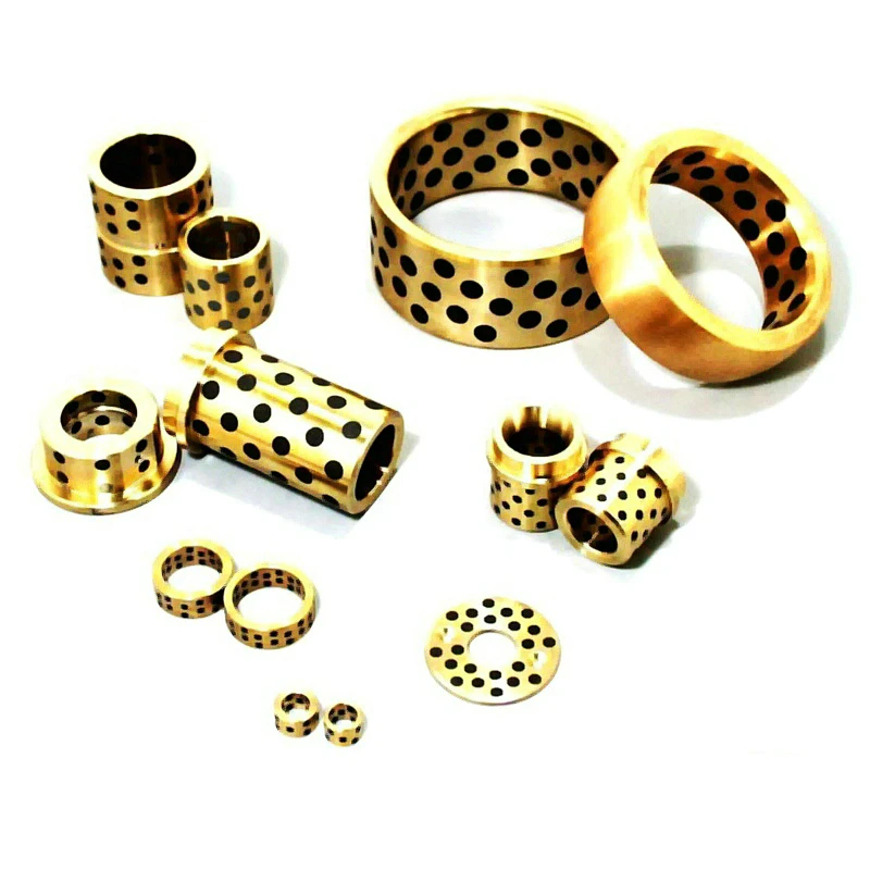 wrapped brass bushing FB090 FB092, JDB graphite insert Cast brass bush