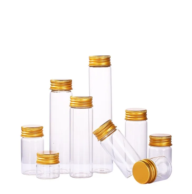 
 Пустой прозрачный стеклянный флакон с алюминиевой крышкой/бутылка для хранения, маленькая стеклянная бутылка для вина, Капсульная бутылка  