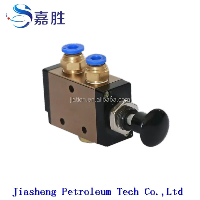 emergency pneumatic shut off switch push button valve