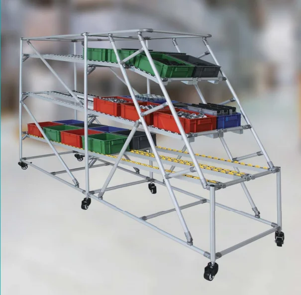 Light weight aluminum warehouse pipe rack storage pipe racking systems