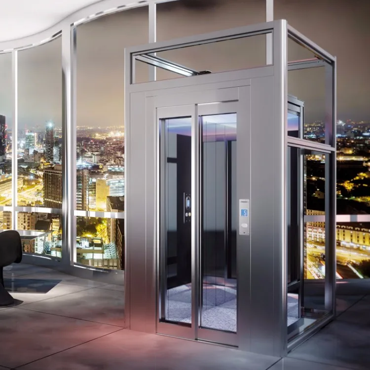 
factory lift price for glass cabin in house elevator 