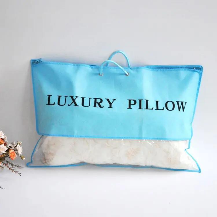 Promotion inflatable beach travel pvc plastic pillow packing bag