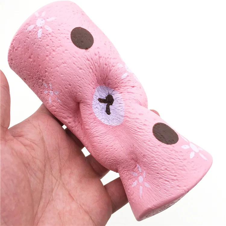 New Toys For Child PU Foam Anti Stress Eco Friendly Bear Cake Roll Squishy