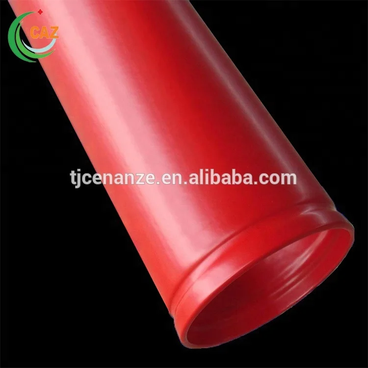 ASTM A106 Gr.B SCH 40 UL FM Red Painted Groveed Ends Fire Protection Seamless Steel Pipe
