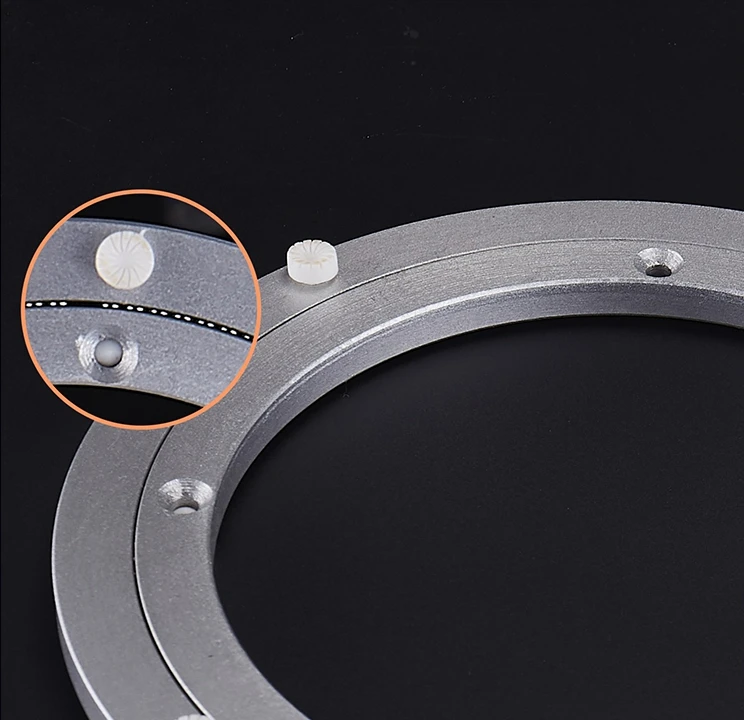 Heavy Duty Dining-table Diameter 600mm 24 Inch Aluminum Lazy Susan Turntable Bearings