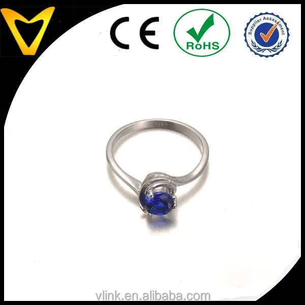 Whole sale Price Wonder CZ prong set silver finger ring design custom design 925 Sterling Silver jewelry ring for women