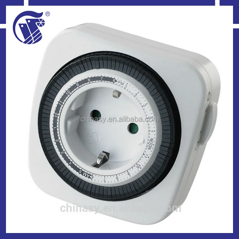 24 Hours Programmable Mechanical Timer with 220-240V AC Voltage and 50Hz Frequency