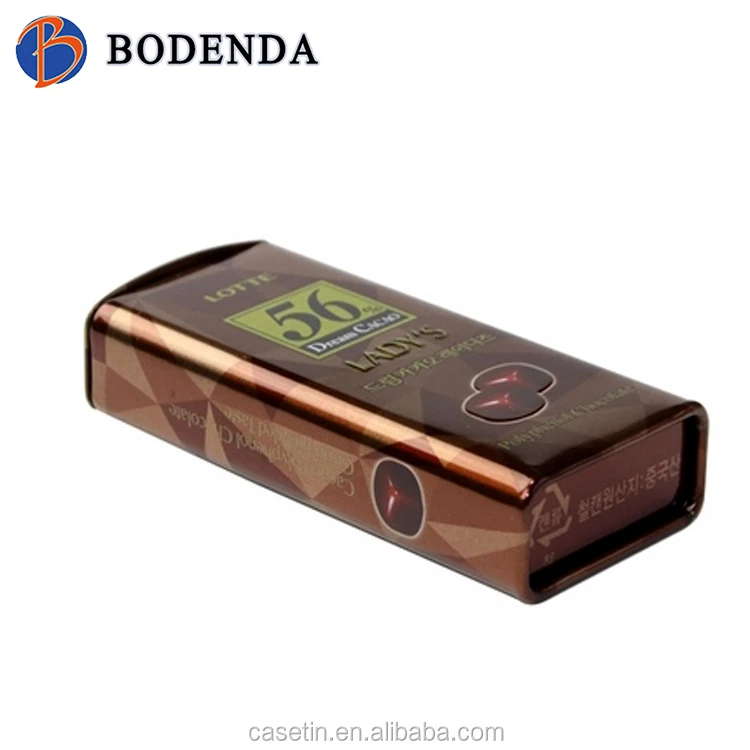  Мятный персонализированный жестяной контейнер для жевания жевательной резинки