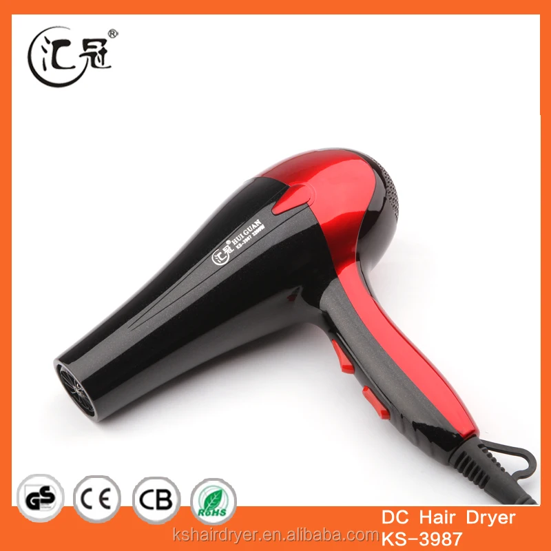 Хорошее качество бытовой черный фен 2000 Вт волосы воздуходувки