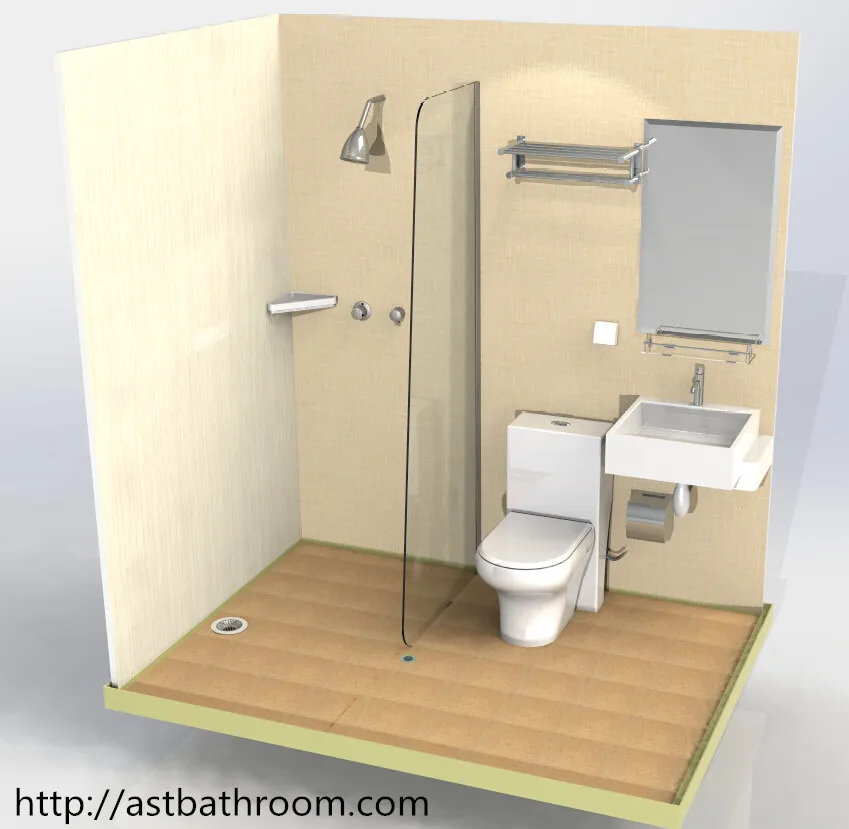 Low price sanitary fittings hot sell modular bathroom furniture