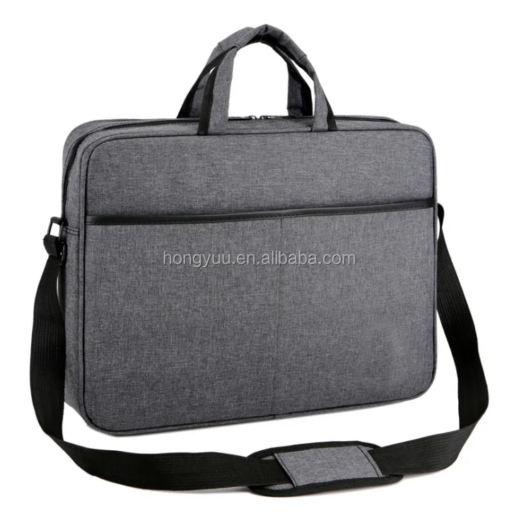 Laptop Bag 15.6 Inch, Fabric Laptop Messenger Shoulder Bag Case Briefcase for 15 - 15.6 Inch Laptop / Notebook