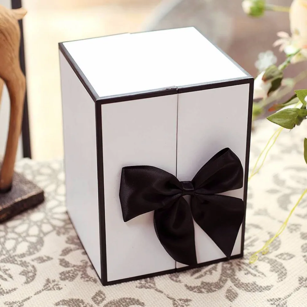 Ecuador preserved roses gift in double door flower box