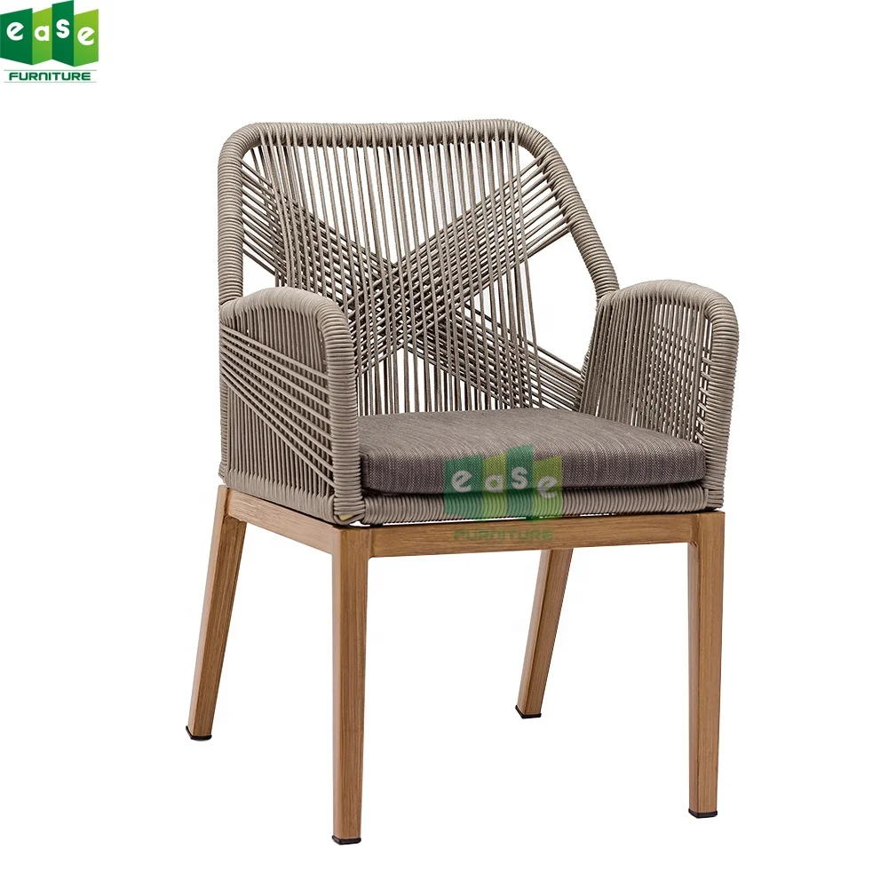(E1145) уличное кафе обеденная Веревка Плетеный стул мебель