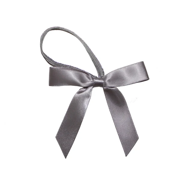 Decorative pre made mini satin ribbon bow for wedding party packaging