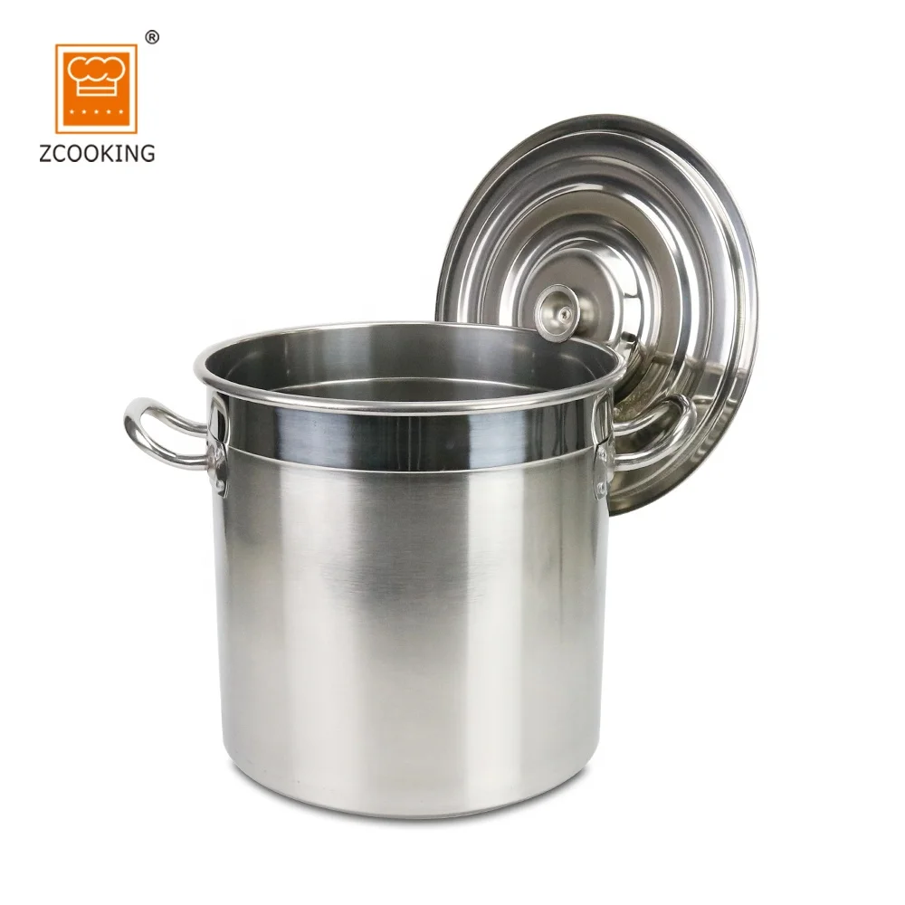 High Quality 20 Liter Stainless Steel Large Soup Cooking Stock Pot With Factory Price