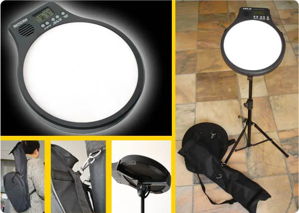 Барабанная колодка ENO, музыкальные инструменты, тренировочная колодка, барабан с часами и функцией alrm