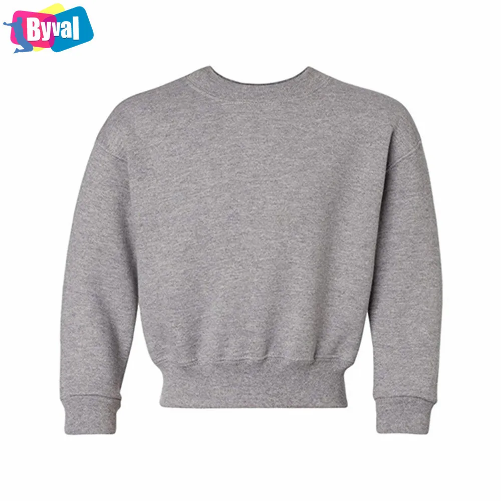 
Kids Cotton Sweatshirt Blank Fleece Sweaters Custom US Children Toddler Size No Pilling Best Kid Jumper Wholesale 