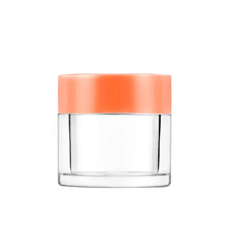 Guanhong factory supplies 1oz color nail dipping powder container acrylic jar with private brand