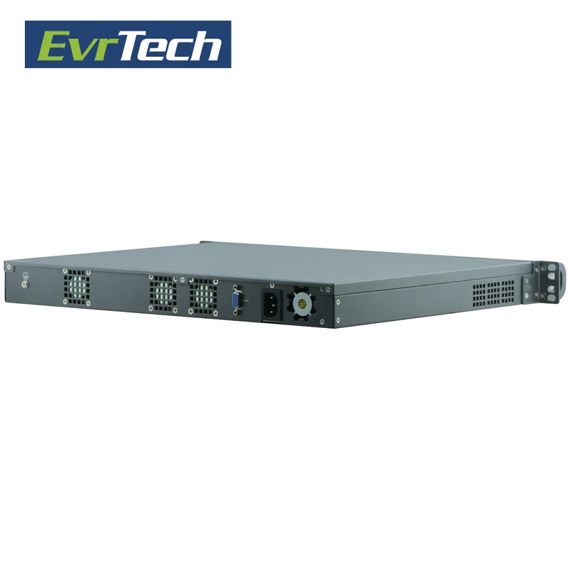 Enterprise grade 1U rackmout 8 Lan firewall network security computer with Core i7-4790K and 4 fiber 1000M LAN
