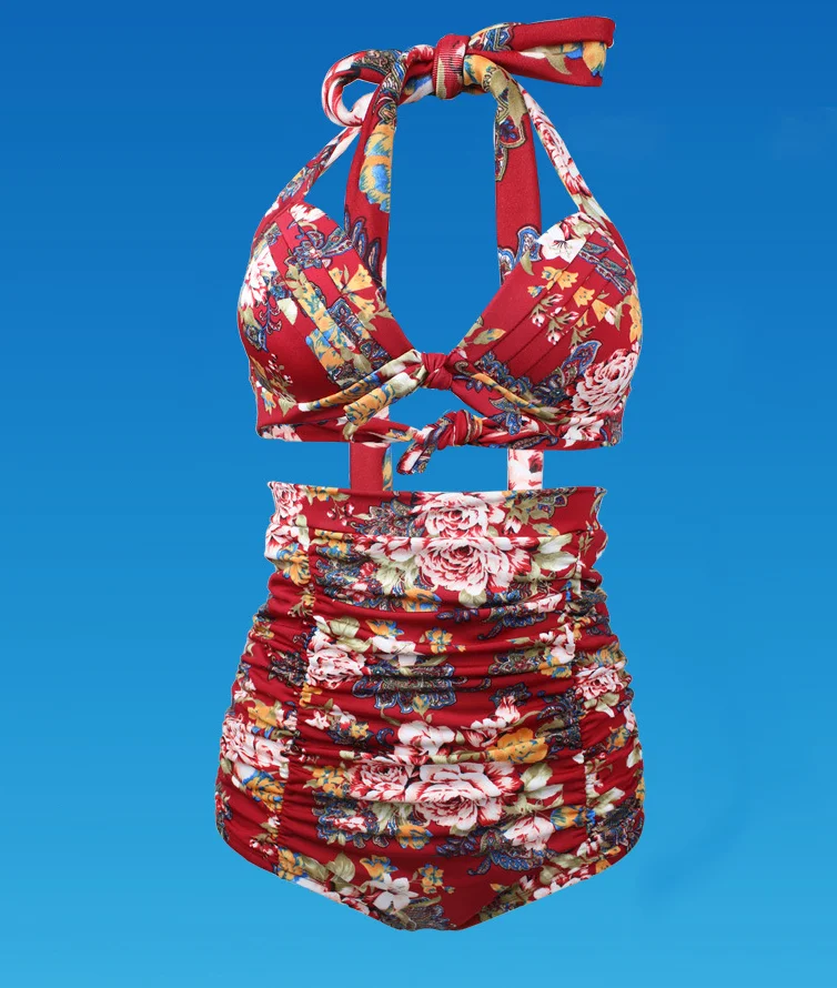 Hot product  Fashion Bikini Wholesale Beautiful Plus Fat Women Oversized Swimwear Set Gym Activewear