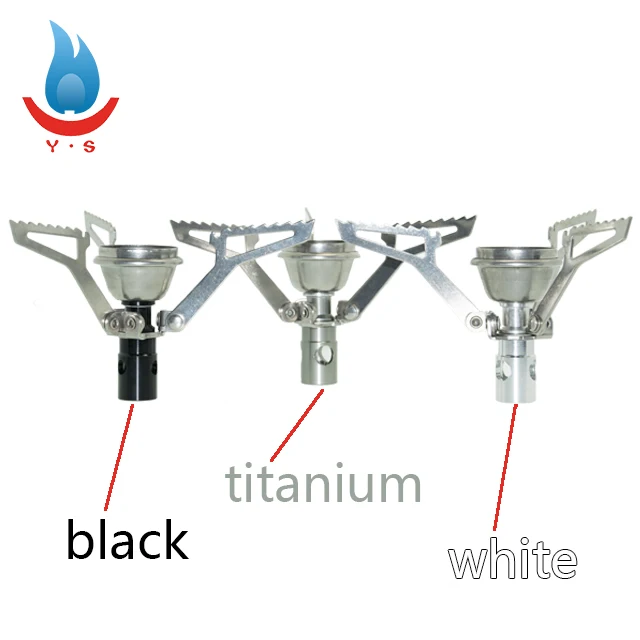 
Outdoor Camping Mini Stove Ultralight Foldable Titanium Alloy Gas Stove BACKPACKERS MINI BUTANE STOVE 
