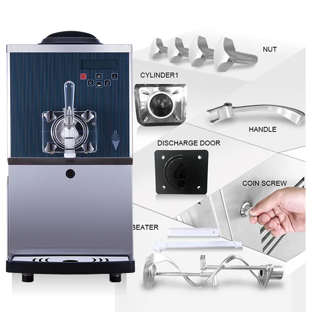 Pasmo S930T new commercial soft ice cream maker