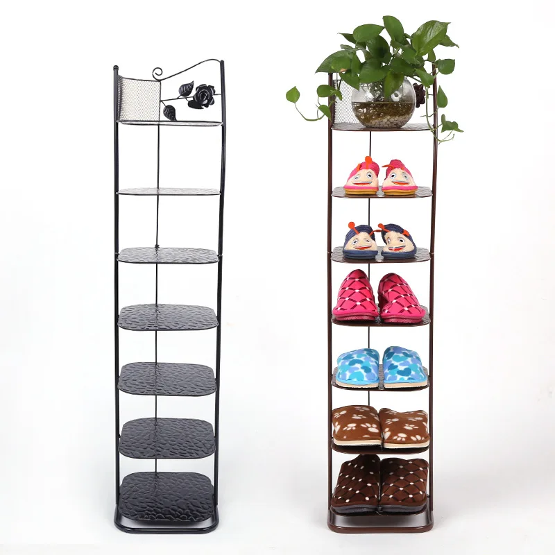 High quality metal slatwall shoe display shelf/shoe rack cabinet