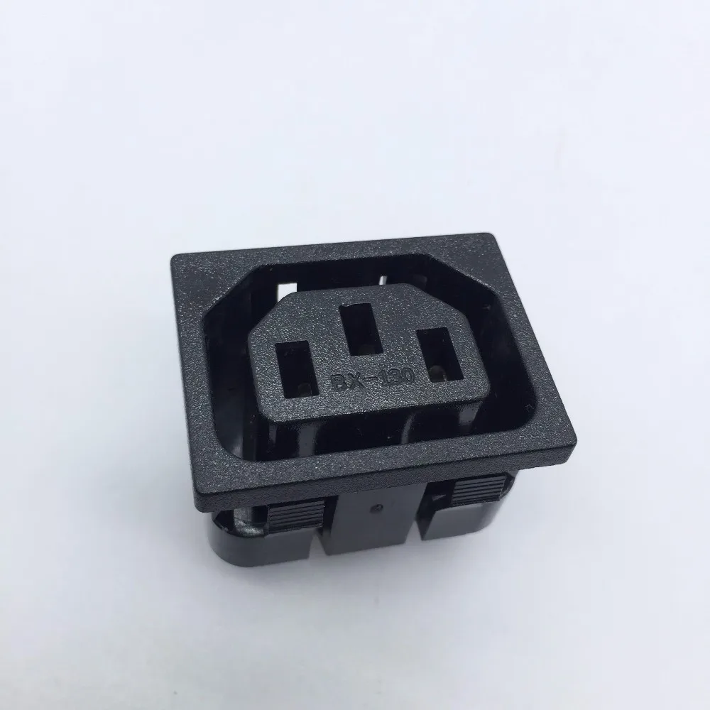snap in type iec 320 power c13 female connector socket 250V 10A
