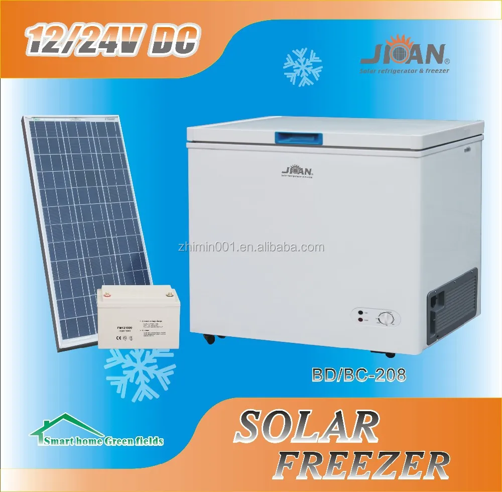 
BD/BC 208L dc 12V/24V compressor solar refrigerator freezer for car and portable <span style=
