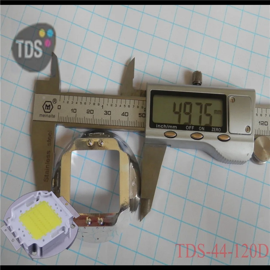 30 / 45 / 60 / 120 degree 44mm cob led lens for 20W 30W 50W 100W LED