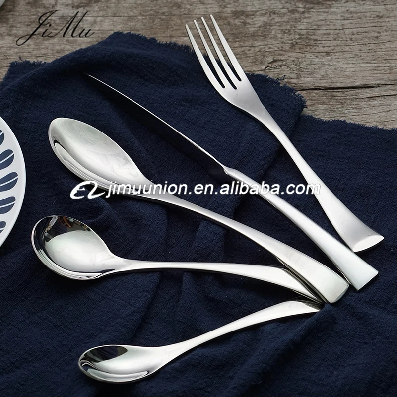 wholesale Restaurant cutlery dinnerware Knife Fork Spoon Silverware Stainless Steel Flatware Set
