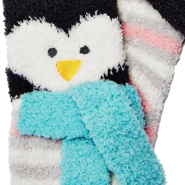 Fun Cartoon Animal Soft Fluffy Slipper Fuzzy Socks
