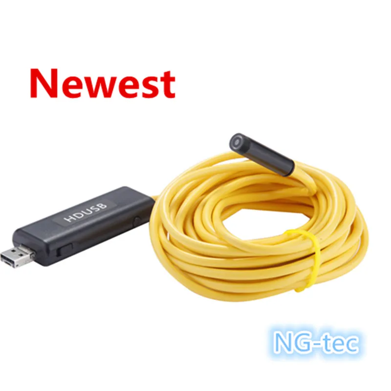 High resolution flexible snake scope usb borescope endoscope inspection snake camera