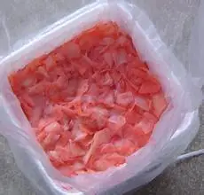 
THE NB est pickled sushi ginger for exporting 