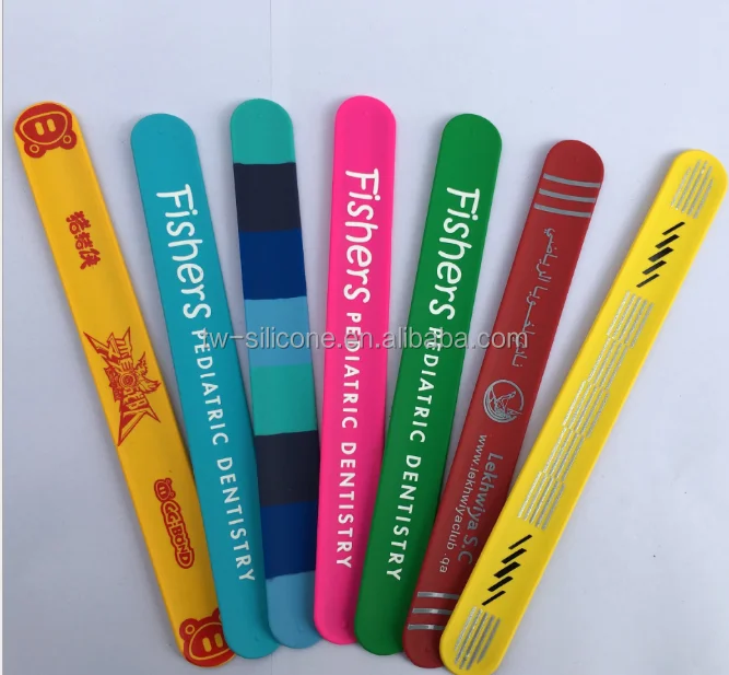 ruler slap bracelet custom rubber ruler