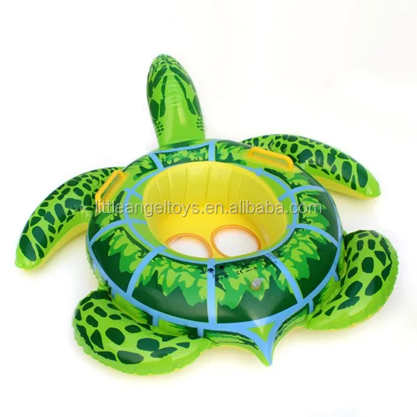 B01 Seasonic PVC Inflatable Frog Sea Turtle Baby Swimming Boat Ring For Sale  swimming ring float for pool