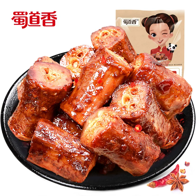 
Shu Dao Xiang Chinese Factory Bulk Buy From China OEM Product 118g Spicy Food Spicy Snacks Duck Neck 