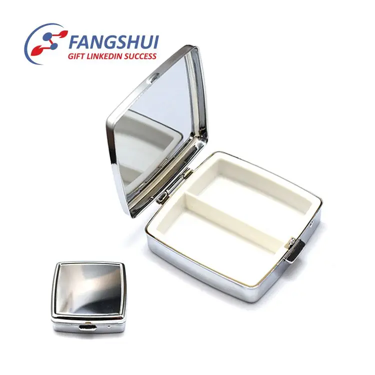 Wholesale promotional big capacity mini metal weekly 7 day pill box